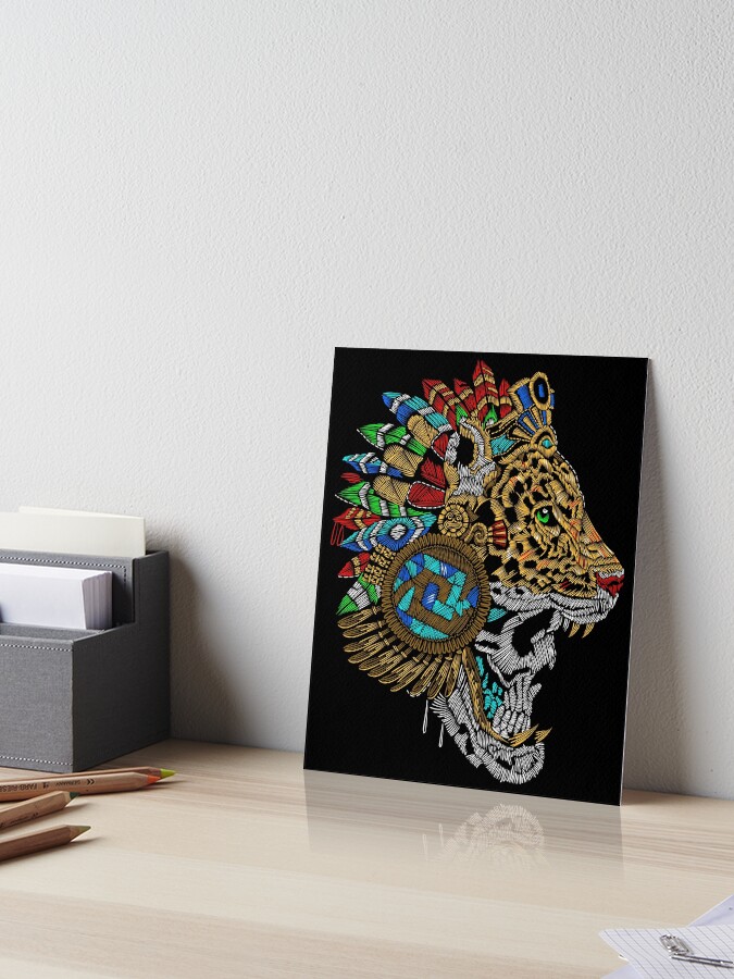 Guerrero Jaguar Azteca Lámina rígida