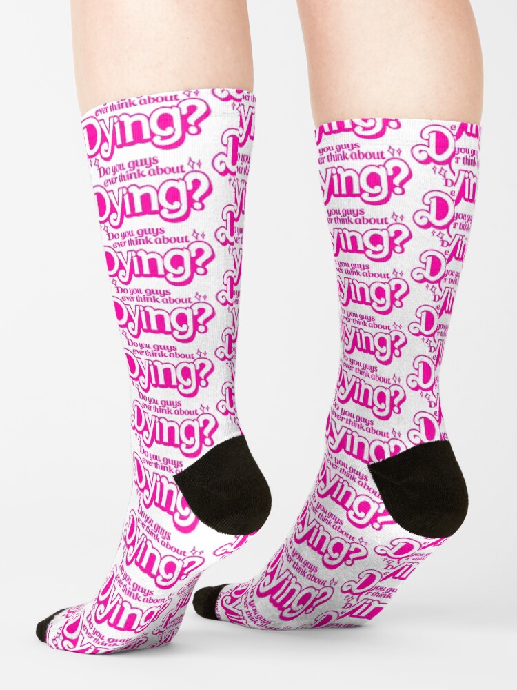 Imagen 4 de 5, Calcetines con la obra ¿Alguna vez piensan en morir?, diseñada y vendida por BootsBoots.