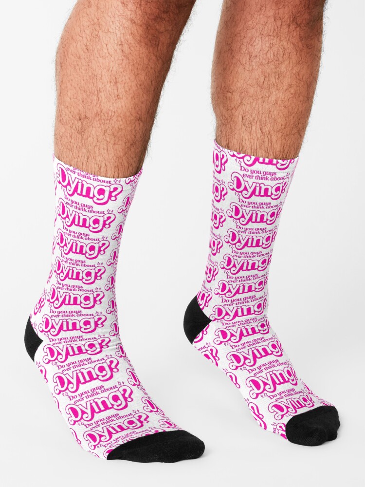 Imagen 3 de 5, Calcetines con la obra ¿Alguna vez piensan en morir?, diseñada y vendida por BootsBoots.