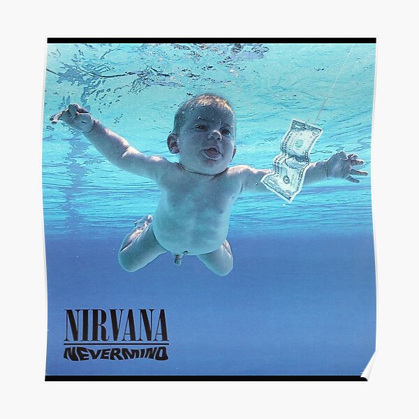 Nirvana Nevermind Posters for Sale | Redbubble