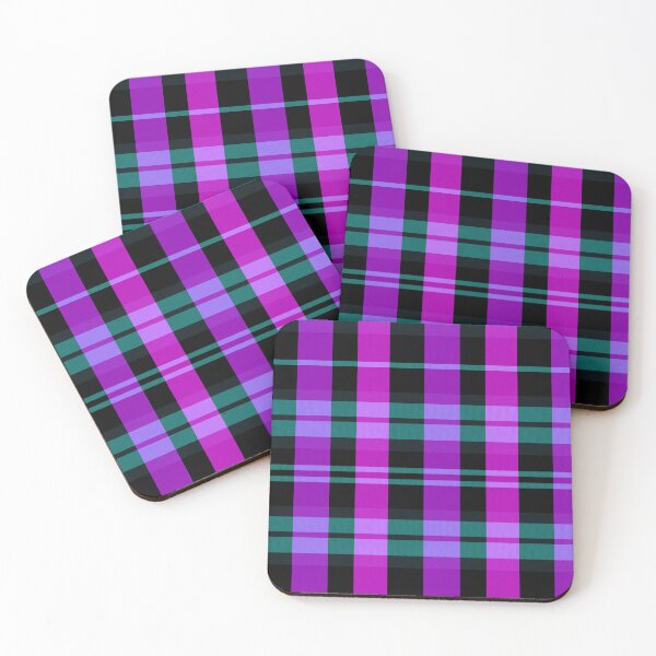 Item preview, Vaporwave Aesthetic Evander 2 Hand Drawn Textured Plaid Pattern designed and sold by GenAumonier.