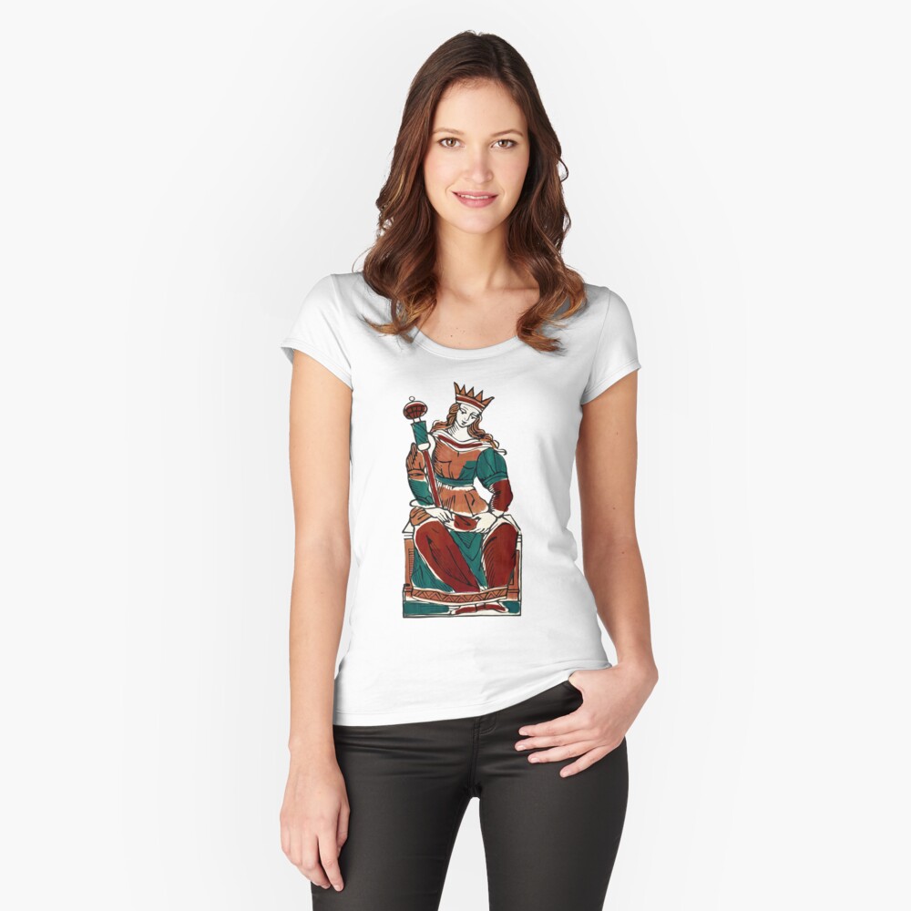 Aperçu de l'œuvre T-shirt échancré créée et vendue par lesmotsclefs.
