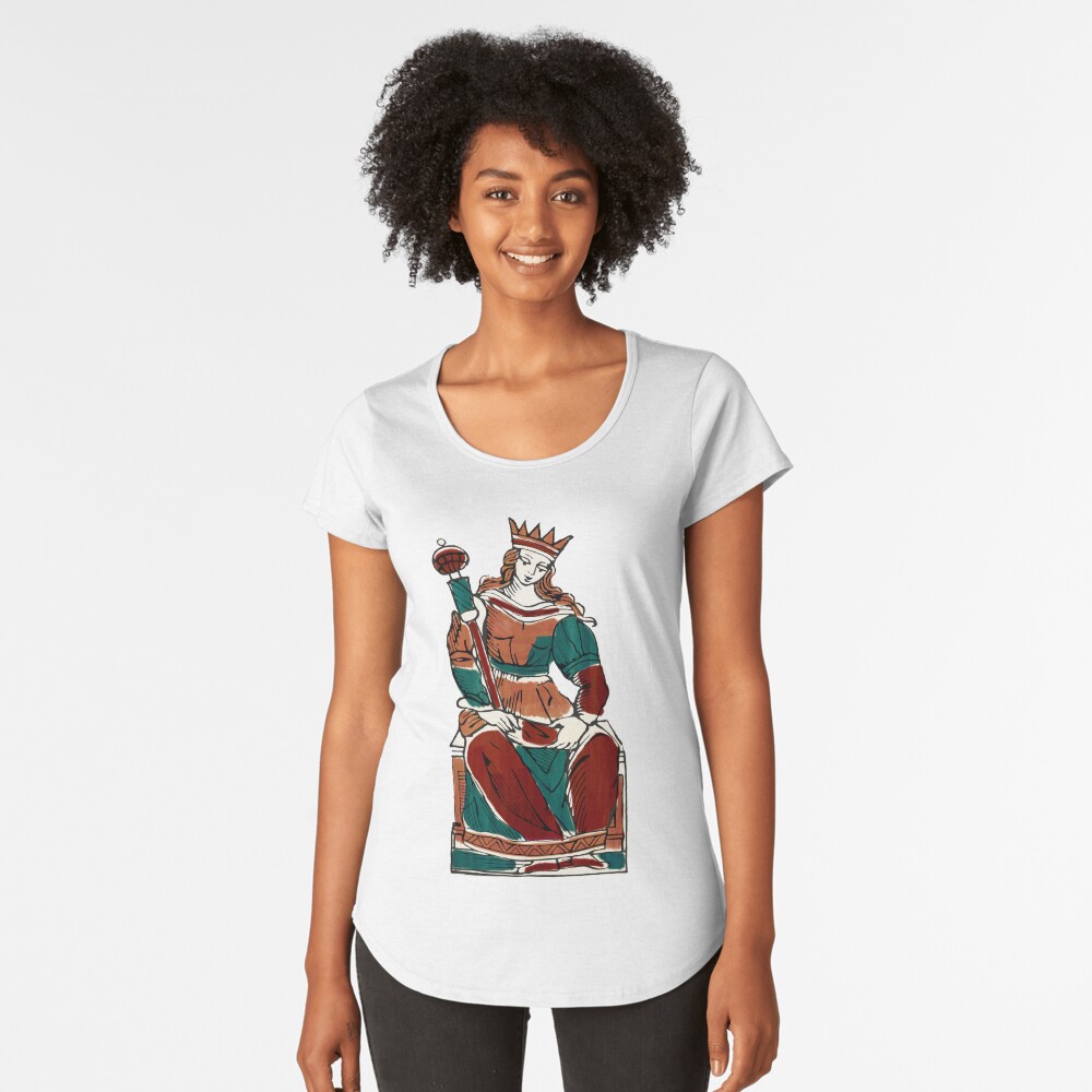 Aperçu de l'œuvre T-shirt premium échancré créée et vendue par lesmotsclefs.