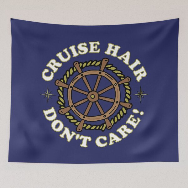Item preview, Funny Cruise Ship Hair Cruising Quote designed and sold by HotHibiscus.