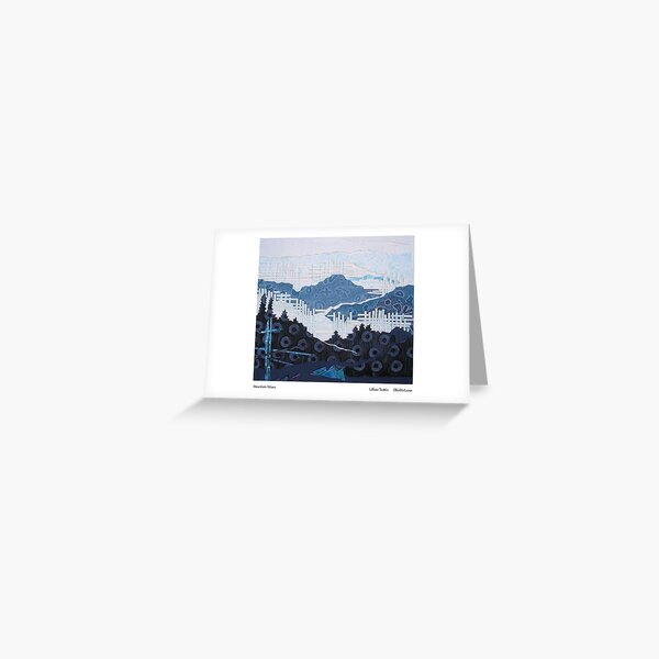 Mountain weave Greeting Card