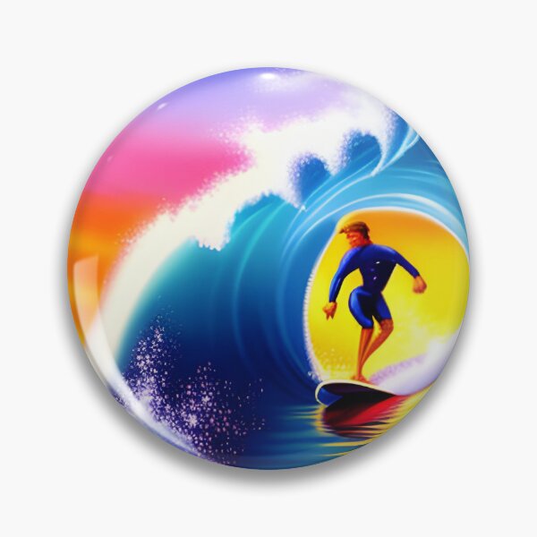 Item preview, A surfer catching a massive wave at sunset, adrenaline coursing through their veins designed and sold by Adventurous Apparel.