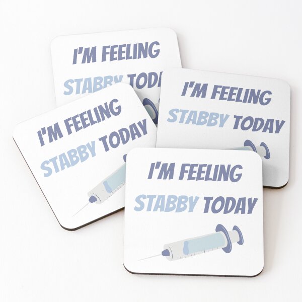 Item preview, I'm Feeling Stabby Today - Funny Nurse Gift - Funny Medical Syringe Needle - Funny Doctor Gift - Nursing Student Gift designed and sold by Sophie’s Tees.