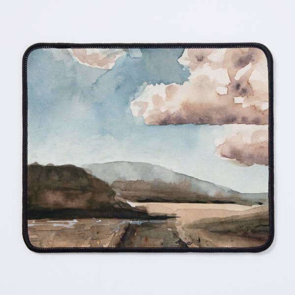 Item preview, Muted Desert Scenery - Watercolor Painting designed and sold by Pattokarts.