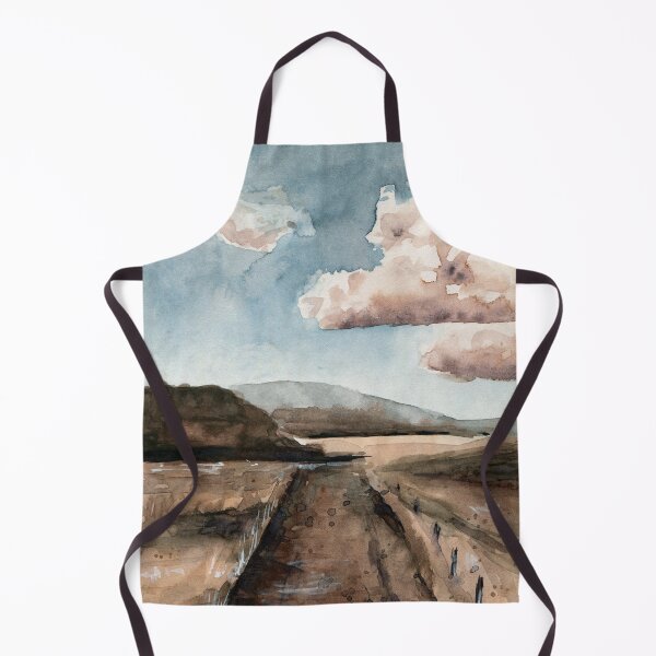 Item preview, Muted Desert Scenery - Watercolor Painting designed and sold by Pattokarts.