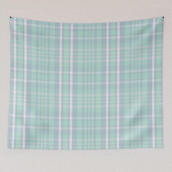 Item preview, Pastel Aesthetic Sorcha 1 Hand Drawn Textured Plaid Pattern designed and sold by GenAumonier.