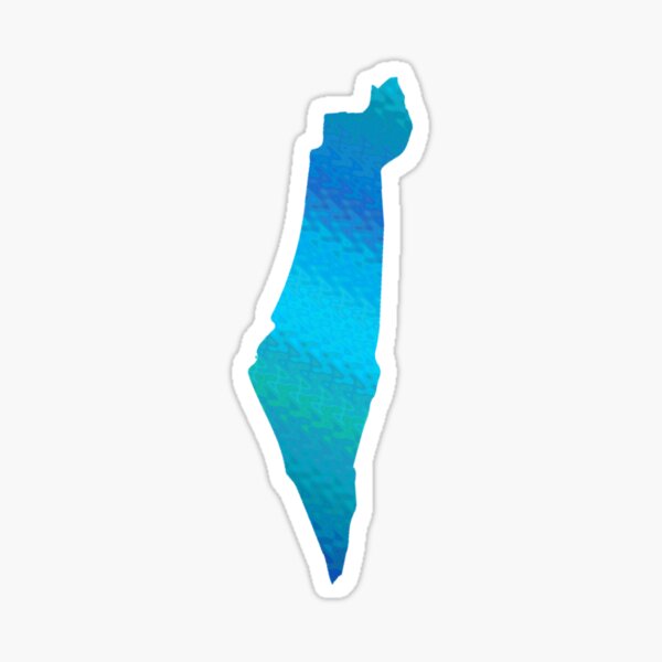 Item preview, Colorful Map Of Israel designed and sold by NLR32.