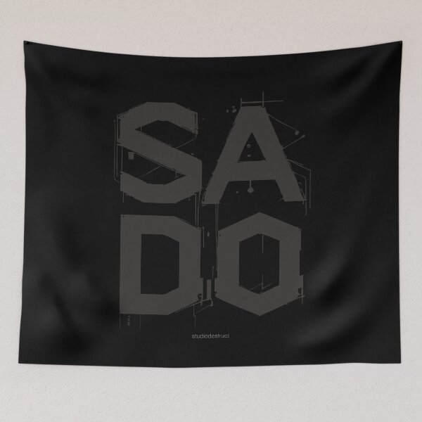 Item preview, SADO (Black on Black) designed and sold by StudioDestruct.