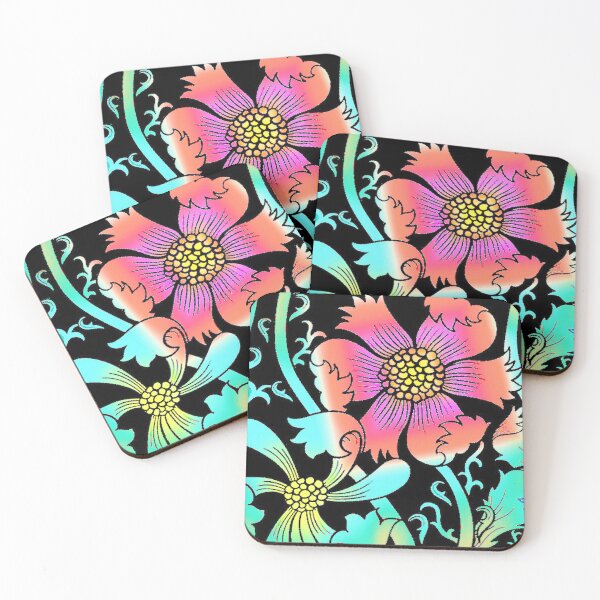 Item preview, Neon Victorian Flowers II designed and sold by Pixelchicken.