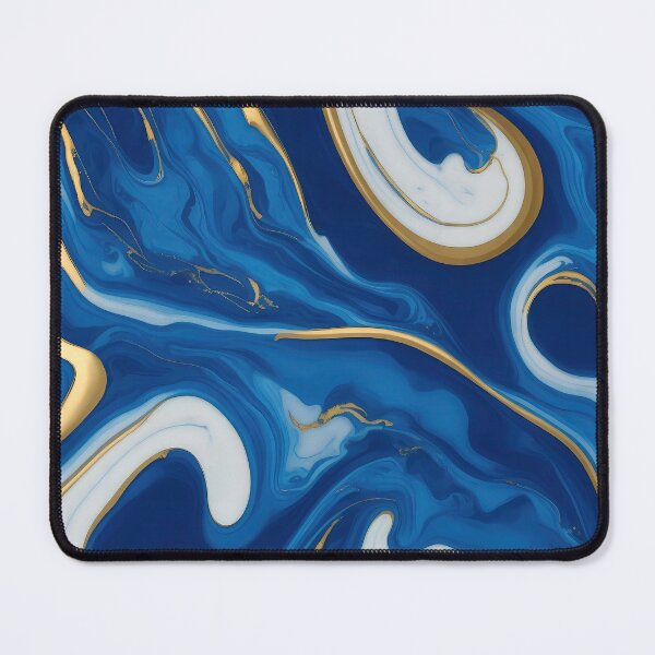 Item preview, Marble - Blue And Golden designed and sold by 96mon.
