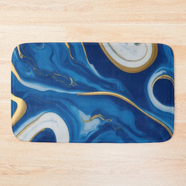 Item preview, Marble - Blue And Golden designed and sold by 96mon.
