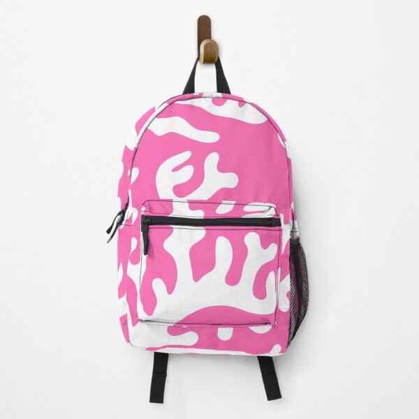 Item preview, LIVING CORAL - WHITE AND HOT PINK designed and sold by magicdreams.