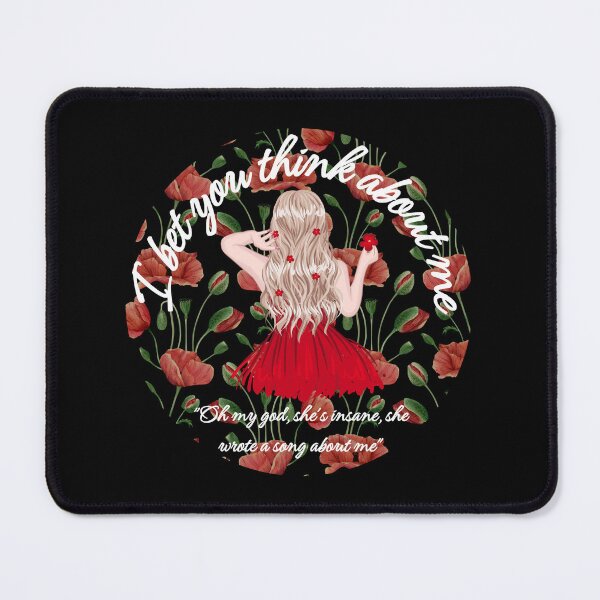 Item preview, I Bet You Think About Me Taylor Swift Red Design designed and sold by doria-photos.