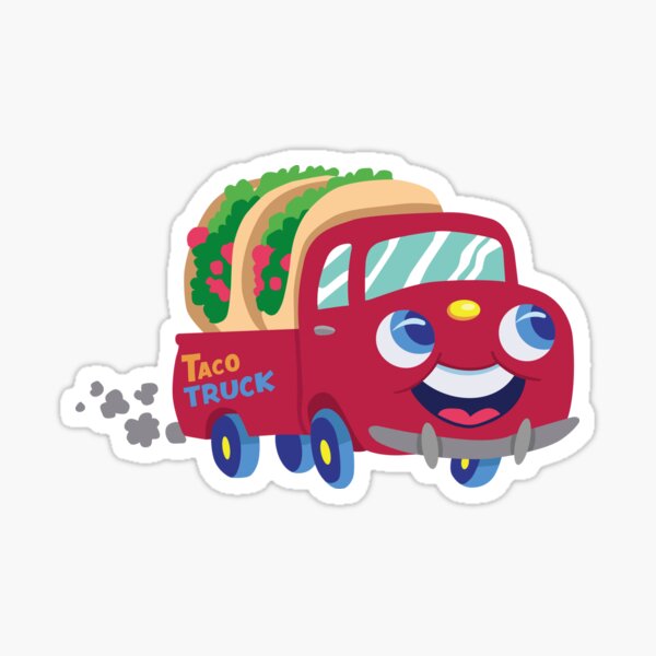 Item preview, Taco Truck designed and sold by DynamiteSticker.