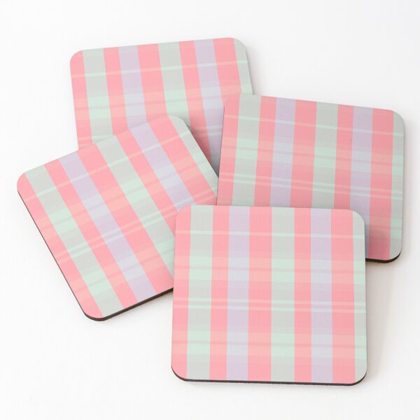 Item preview, Pastel Aesthetic Evander 1 Hand Drawn Textured Plaid Pattern designed and sold by GenAumonier.