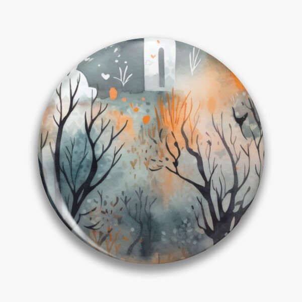 Item preview, Colorful Halloween Graveyard Print Background designed and sold by PaperieJennifer.