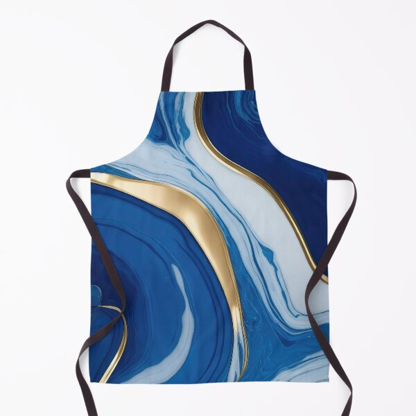 Item preview, Marble - Blue, Gold And Grey designed and sold by 96mon.