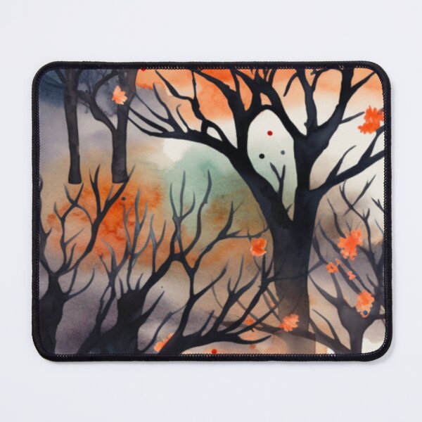 Item preview, Colorful Halloween Trees Print Background designed and sold by PaperieJennifer.