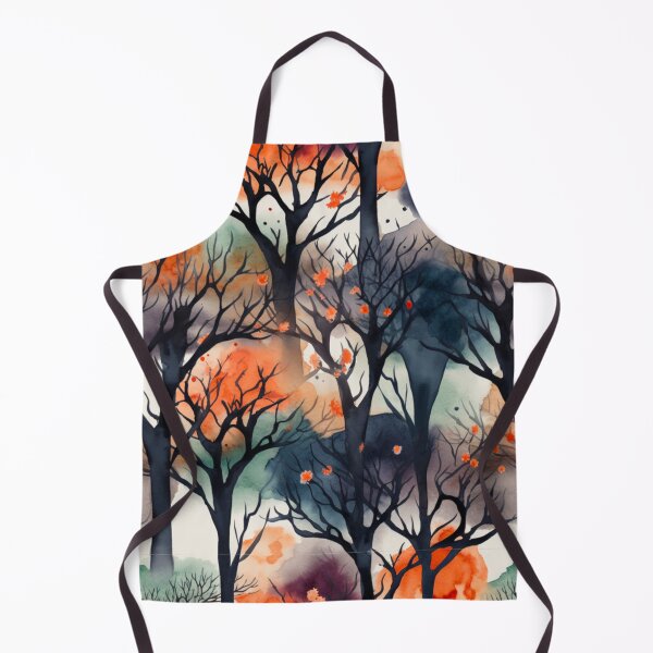Item preview, Colorful Halloween Trees Print Background designed and sold by PaperieJennifer.