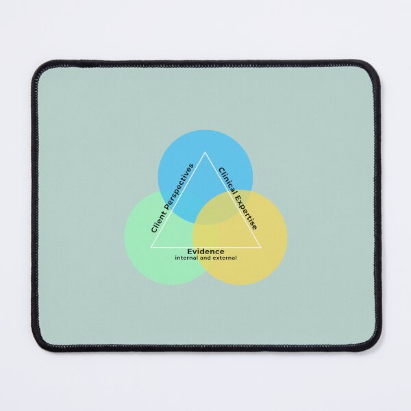 Item preview, Evidence-Based Practice Venn designed and sold by CarDashCrochet.