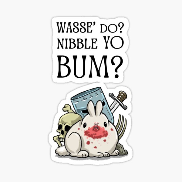 Killer Rabbit Sticker