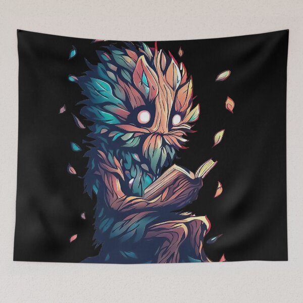 Item preview, Shepherd of trees reading book designed and sold by TomFrontierArt.