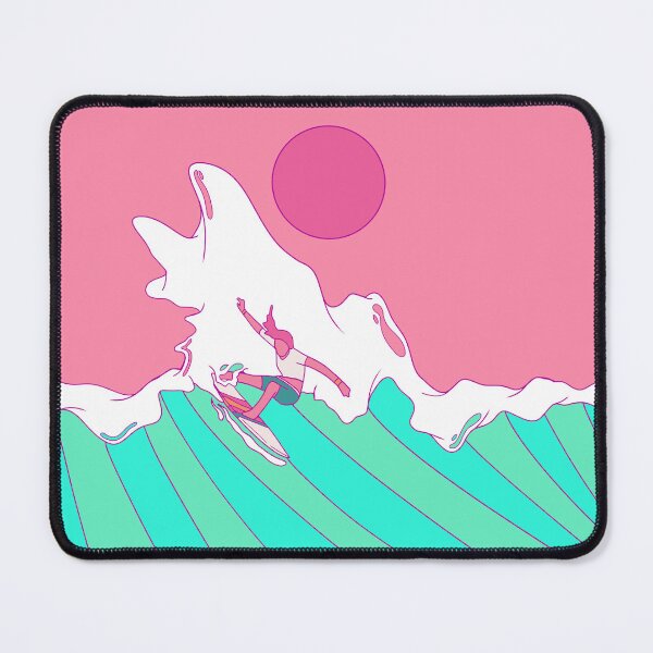 Item preview, Pink surfer designed and sold by Swadeillustrations.