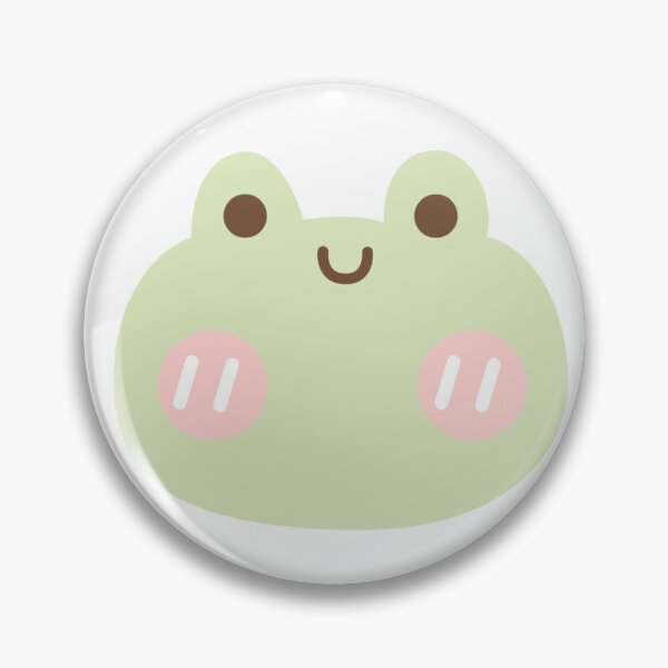 Item preview, cutesy smiling kawaii frog designed and sold by kktown.