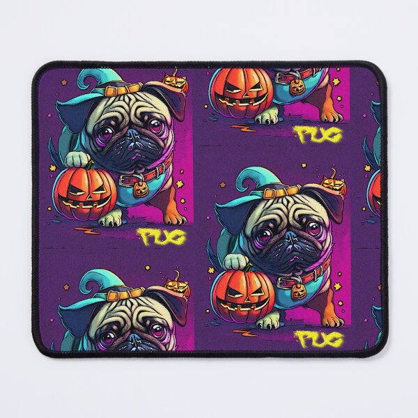 Item preview, Pug Graffiti Halloween Art 2 designed and sold by RedBluffTraders.