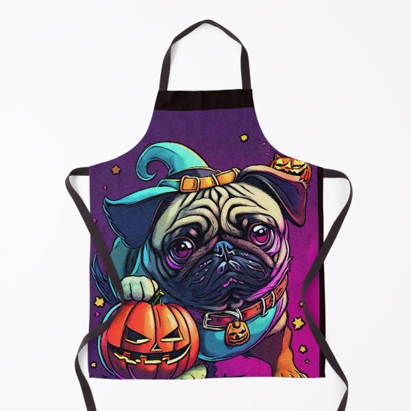Item preview, Pug Graffiti Halloween Art 2 designed and sold by RedBluffTraders.