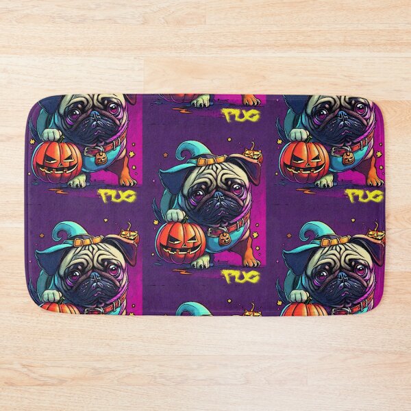 Item preview, Pug Graffiti Halloween Art 2 designed and sold by RedBluffTraders.
