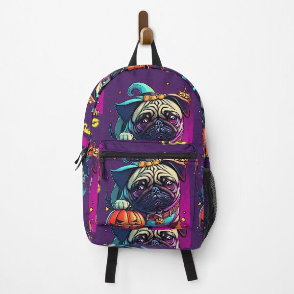 Item preview, Pug Graffiti Halloween Art 2 designed and sold by RedBluffTraders.