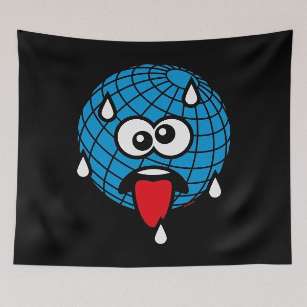 Item preview, Emoticon / Climate Change / Warming / Earth Day (3C) designed and sold by Roderix.