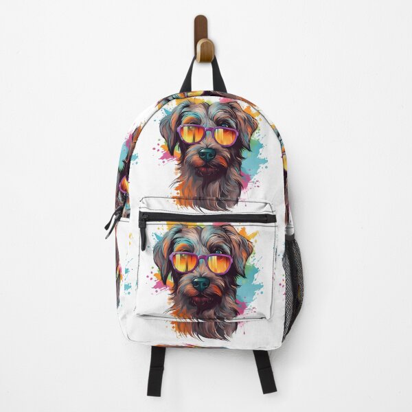 Item preview, Dog York with colorfull glasses designed and sold by grebie.