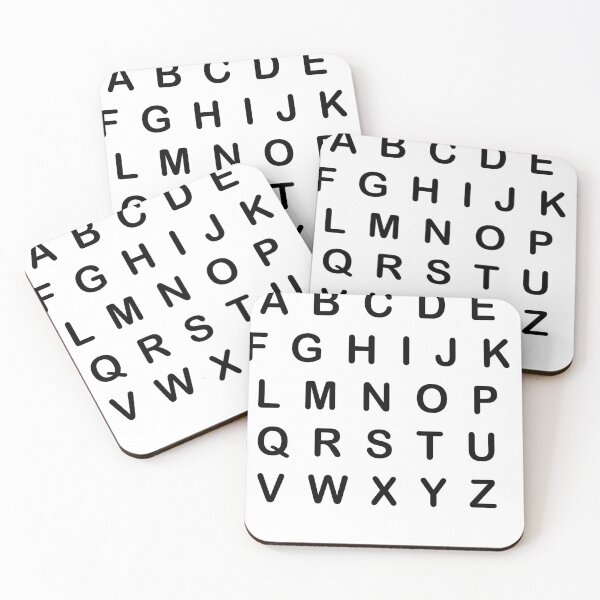Item preview, Black Alphabet Pack designed and sold by Mister Y ART.