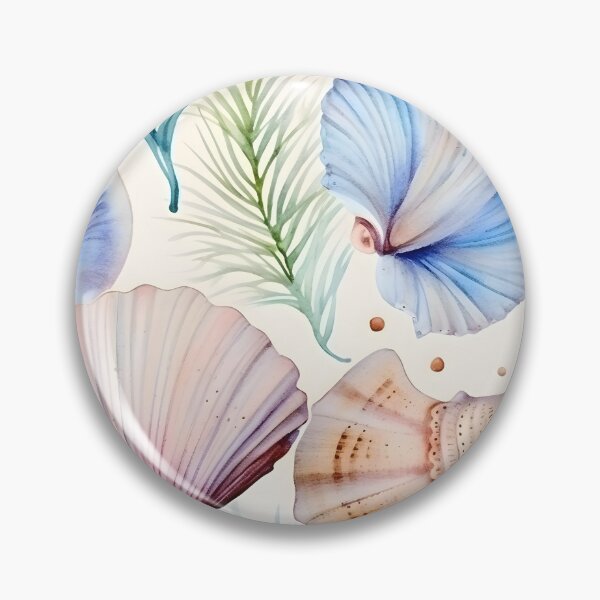 Item preview, Sea shells in watercolor designed and sold by grebie.