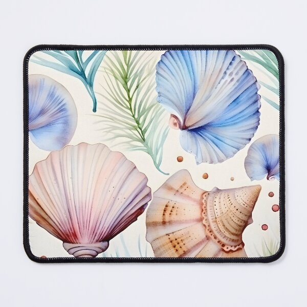 Item preview, Sea shells in watercolor designed and sold by grebie.