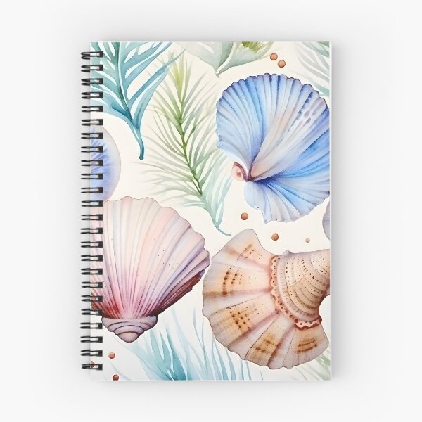 Item preview, Sea shells in watercolor designed and sold by grebie.