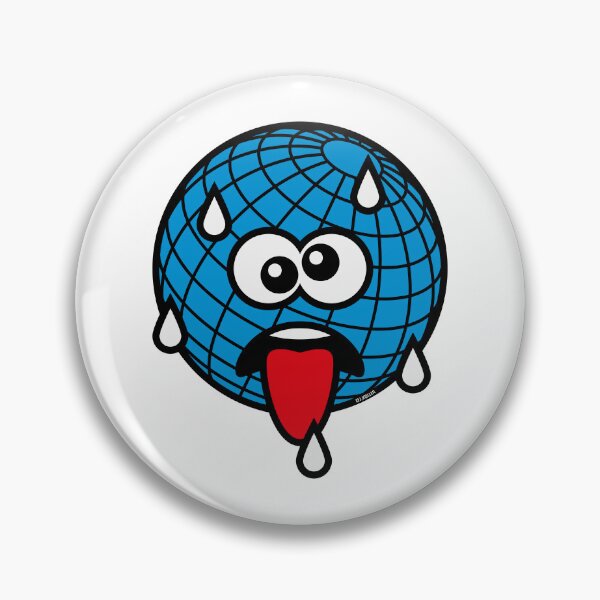 Item preview, Emoticon / Climate Change / Warming / Earth Day (4C) designed and sold by Roderix.