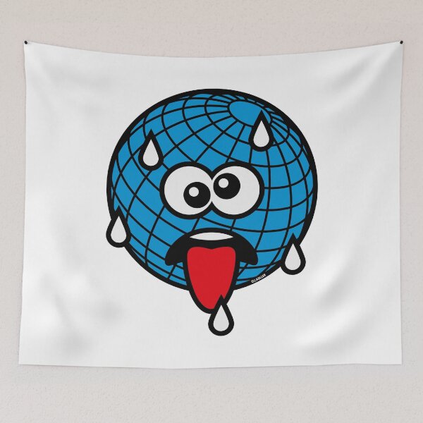 Item preview, Emoticon / Climate Change / Warming / Earth Day (4C) designed and sold by Roderix.