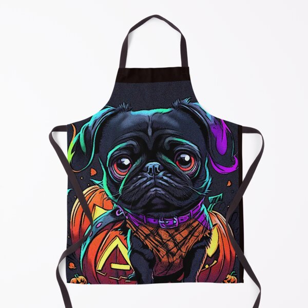 Item preview, Pug Graffiti Halloween Art 3 designed and sold by RedBluffTraders.