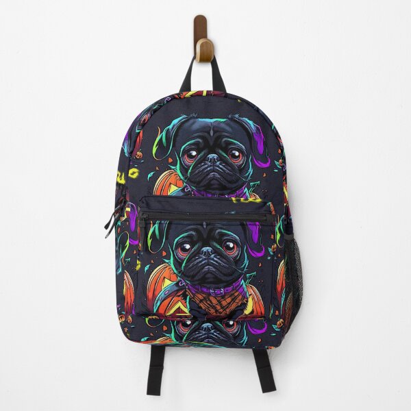 Item preview, Pug Graffiti Halloween Art 3 designed and sold by RedBluffTraders.