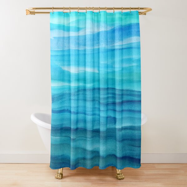 Cerulean Sea Shower Curtain