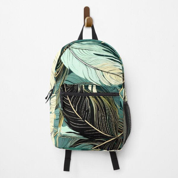 Item preview, Feathers - Teal, sage, ivory, gold, black designed and sold by Highlandkings.