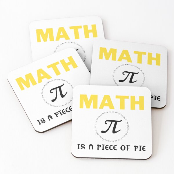 Item preview, Math is a Piece of Pie - Pi Day & Math Lover Gift T-Shirt designed and sold by galaxy360.