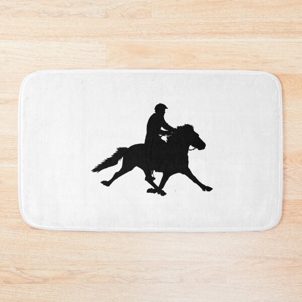 Item preview,  Icelandic horse in pace black silhuette designed and sold by Eymirart.